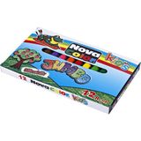 Nova Color Pastel Boya Jumbo 12'li NC-2124 - 0-Koyu Mavi