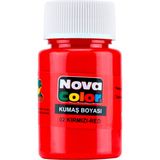 Nova Color Renk Seçenekli Tek Şişe Kumaş Boyası 30ML - Kırmızı