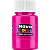 Nova Color Renk Seçenekli Tek Şişe Kumaş Boyası 30ML - Pembe