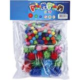 Nova Color Simli Ponpon 3 Boy Karışık Set