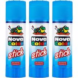 Nova Color Stick Yapıştırıcı Nova Color Katı Yapıştırıcı 10 gr 3 Adet - 10gr - Beyaz - Standart