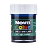 Nova Color Su Bazlı Cam Boyası Yeşil NC-152 1 adet