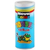 Nova Color Tombul Mum Boya 12 Renk Metal Tüp Nc2115