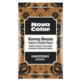 Nova Color Toz Kumaş Boyası Kahverengi - 2 Adet