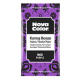 Nova Color Toz Kumaş Boyası Mor - 2 Adet