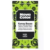 Nova Color Toz Kumaş Boyası Yeşil - 2 Adet