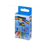 Nova Color Tozsuz Renkli Tebeşir Seti - 10'lu Karışık Renkler, Standart Ölçüler, Düz Desen