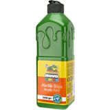 Nova Color Yeşil Akrilik Boya 500 gr 1 Adet Su Bazlı Akrilik Boyası Hobi Sanatsal Boy Tuval Ahşap Metal