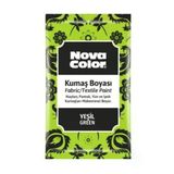 Nova Color Yeşil Toz Kumaş Boyası 12 gr 12 Adet