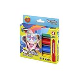 Nova Color Yüz Boyası 4 Renk NNC-211 Karton Kutu (Sarı,mavi,kırmızı,yeşil)