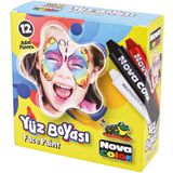Nova Color Yüz Boyası Tek Renk KAHVERENGİ