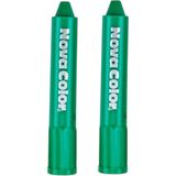 Nova Color Yüz Boyasi Yeşil ( Iki Adet ) - 1 Çift