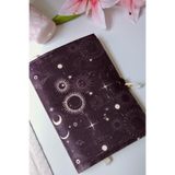 Nova Crafts Uzay Temalı A5 Boyutlu Kitap / Defter Kılıfı ( Kalemlikli, İpli Ayraçlı, Düğmeli)