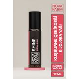 Nova Farm Shine Kuşburnu Çekirdeği Yağı + Jojoba Yağı Roll-On 10 ml