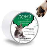 Nova-Fiber Çizik Caydırıcı Kedi Eğitim Bandı, 7,62 cm x 7,62 m, Evcil Hayvanınızın Mobilya, Sandalye, Kanepe, Tekstil, Yatak Direği vb. Çizmesini Önleyin.