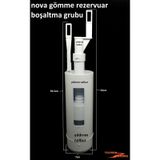Nova Gömme Rezervuar Boşaltma Gurubu İç Takım Beyaz