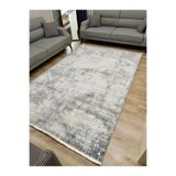 NOVA HALI Bambu tarz 4 m2 - 6 m2 metrekare salon halısı antialerjik oturma odası halısı sık dokuma gri halı