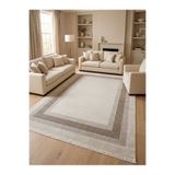 NOVA HALI Kumru %100 Akrilik Bambu tarz 4 M2 - 6m2 Metrekare Salon Halısı Oturma Odası Halısı