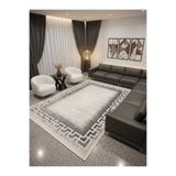 NOVA HALI Kumru Bambu tarz %100 akrilik 4 m2-6 m2 Metrekare Salon Halısı oturma odası halısı antrasit halı