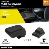 Nova Krom Citroen C-Elysee Kol Dayama Kolçak Abs Vidalı Siyah 2012-2017