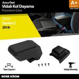 Nova Krom Dacia Duster 2 Kol Dayama Kolçak Abs Vidalı Siyah 2018-2023
