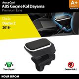 Nova Krom Dacia Duster 2 Kol Dayama Kolçak Çelik Ayaklı Abs Gri 2018-2023