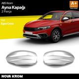 Nova Krom Fiat Egea Cross Abs Krom Ayna Kapağı 2 Prç. 2020 Üzeri