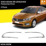 Nova Krom Fiat Egea Krom Sis Farı Çerçevesi 2 Prç. 2015-2020