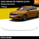 Nova Krom Fiat Egea Sedan Krom Ön Tampon Çıtası 2020 Üzeri