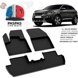 Nova Krom Peugeot 3008 Gt-Line 4d Havuzlu Paspas 2016-2023 - Siyah