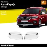 Nova Krom Renault Kangoo 3 Abs Krom Ayna Kapağı 2 Prç 2021 Üzeri