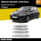 Nova Krom Renault Megane 2 Krom Kapı Kolu 4 Kapı 2004-2010