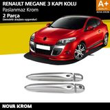 Nova Krom Renault Megane 3 Krom Kapı Kolu 2 Kapı Sensörlü 2010-2016