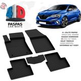 Nova Krom Renault Megane 4 Hb 4d Havuzlu Paspas 2016-2020 - Siyah