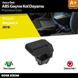 Nova Krom Renault Megane 4 Kol Dayama Kolçak Geçmeli Abs Siyah 2016-2020