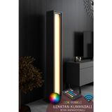 NOVA LAMBAEDER IŞIKLI METAL ÇERÇEVE MODERN TASARIM ANTRASİT ABAJUR