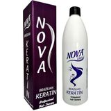 Nova Lisa Brezilya Keratini 1000 ml – 6 Ay Kalıcı Saf Keratin Düzleştirici, Zor Şekil Alan Dalgalı ve Kıvırcık Saçlar İçin