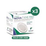 Nova Optik Steril Göz Kapama Bandı - Göz Pedi 6,5 x 9,5 cm 50 x3 Kutu