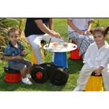 Nova Plastik Pratik Katlanır Akordiyon Tabure / Masa /Sehpa Piknik Seti