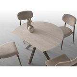 Nova Polo Yuvarlak Açılır Mutfak Masa Sandalye Takımı 70x120cm Krem