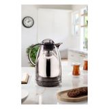 Nova Premium Ex 1.5 Lt Isı Yalıtımlı Çay ve Soğuk Su Termosu Füme (12 Saat Sıcak Tutar& Içi Camdır) - -- - Renkli