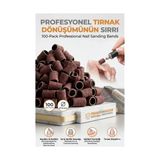Nova Premium Ex 100 Adet 13 mm Tırnak Zımparası Manikür Pedikür Yüzük Zımpara Seti 723052 - Belirtilmemiş