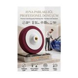 Nova Premium Ex Bordo Pasta Cila Pedi 150MM - Sert Agresif Çizik Giderici Keçe M14 Uyumlu 723114 - Renkli - Belirtilmemiş