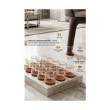 Nova Premium Ex Silent Keçe Tabanlı Şeffaf Sandalye Ayak Koruyucu 24'lü Set 723001 - Renkli - Belirtilmemiş