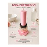 Nova Print Minimalist Silindir Toka Standı – Masaüstü Saç Tokası Düzenleyici Organizer Dekoratif Tutucu