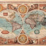 Nova Puzzle 1000 Parça 1626 Eski Dünya Haritası - Andrey Burmakin