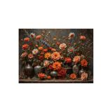 Nova Puzzle 1000 Parça Antik Çiçek Masalı Puzzle - Renkli Çiçekler