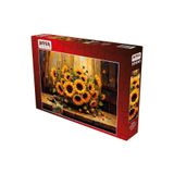 Nova Puzzle 1000 Parça Ayçiçeklerinin Sarı Melodisi Puzzle - Ayçiçek Natürmort