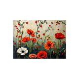 Nova Puzzle 1000 Parça Gelincik Şöleni Puzzle - Kırmızı Ve Beyaz Gelincikler