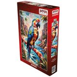 Nova Puzzle 1000 Parça Renkli Papağan Puzzle